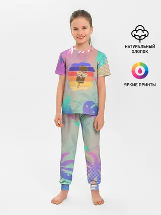 Детская пижама с брюками / Эскимо в Тропиках