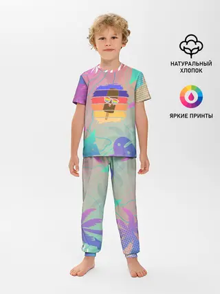 Детская пижама с брюками / Эскимо в Тропиках