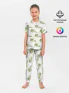 Детская пижама с брюками / Зеленый чай