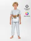 Детская пижама с брюками / Зимняя лисичка