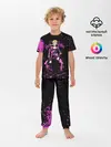 Детская пижама с брюками / Кира джоджо фиолетовые брызги