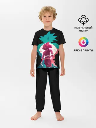 Детская пижама с брюками / Goku boys