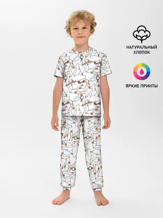 Детская пижама с брюками / Злой гусь