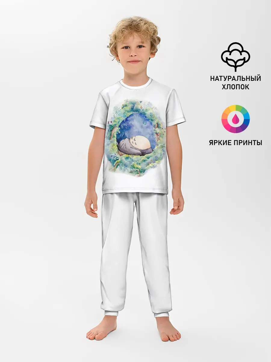 Детская пижама с брюками / Тоторо спит