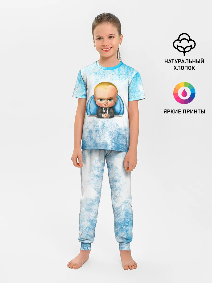 Детская пижама с брюками / Босс Молокосос