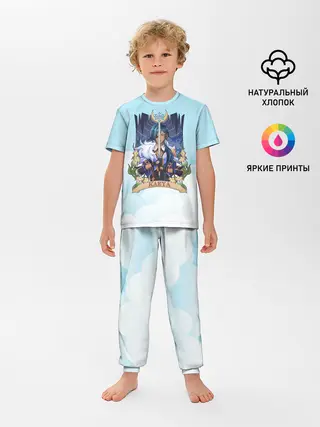 Детская пижама с брюками / Genshin Impact