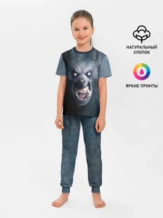 Детская пижама с брюками / ВОЛК-ОБОРОТЕНЬ