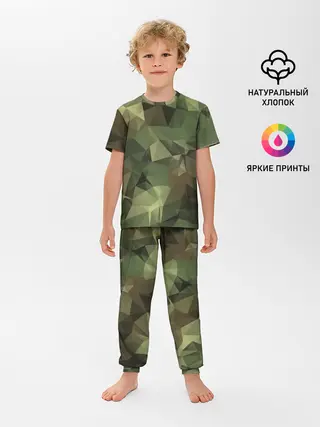 Детская пижама с брюками / Камуфляж