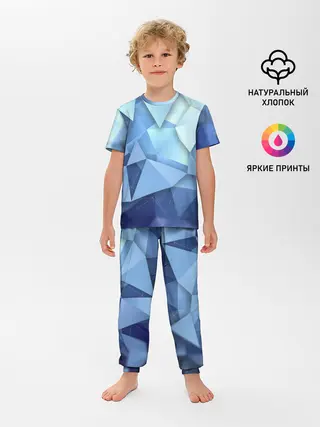 Детская пижама с брюками / абстракция