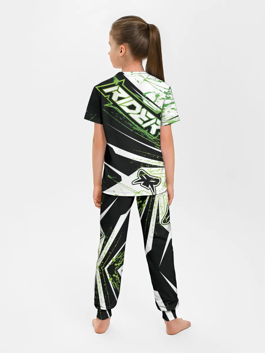 Детская пижама с брюками / Форма для мотокросса FOX