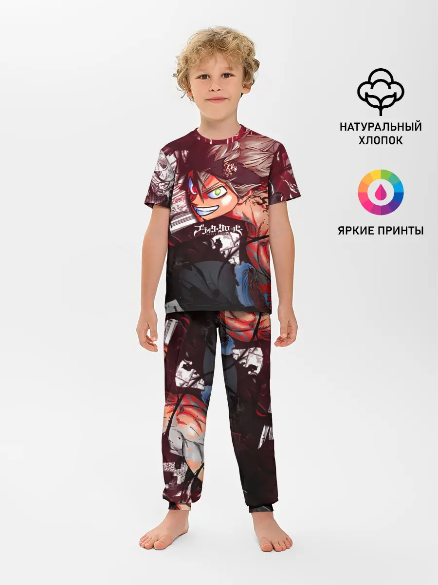 Детская пижама с брюками / Брутальный арт Асты