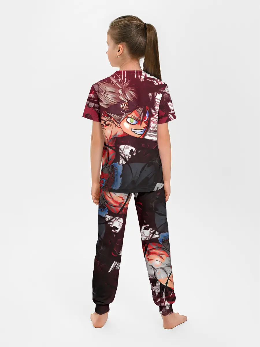 Детская пижама с брюками / Брутальный арт Асты