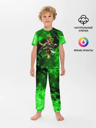 Детская пижама с брюками / ЧЕРЕПАШКИ - НИНДЗЯ