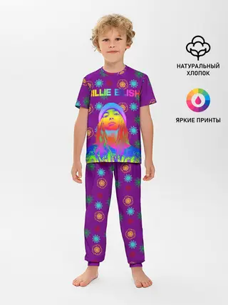 Детская пижама с брюками / billie eilish