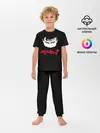 Детская пижама с брюками / Берсерк красная надпись