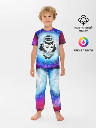 Детская пижама с брюками / ГОСПОЖА ГАЛАКТИКА | SPACE GIRL