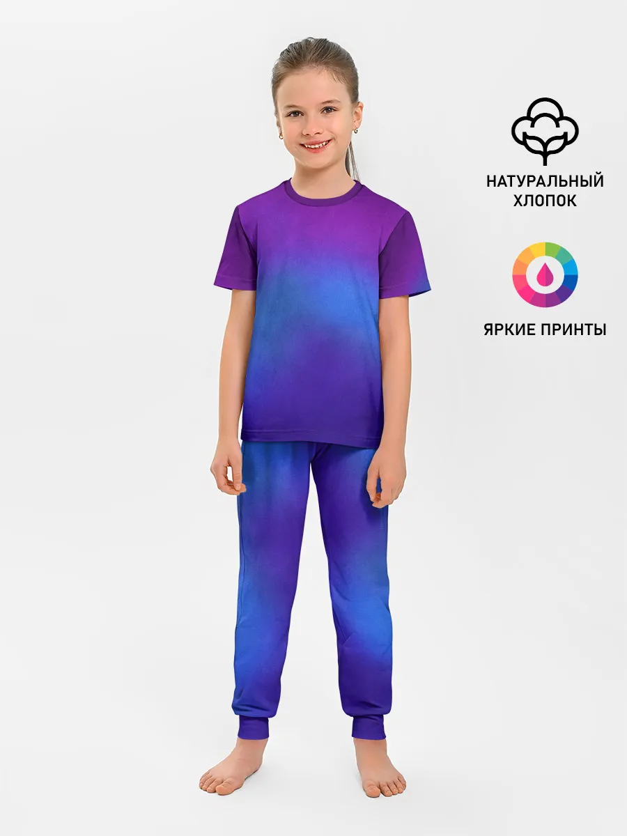 Детская пижама с брюками / Leather gradient