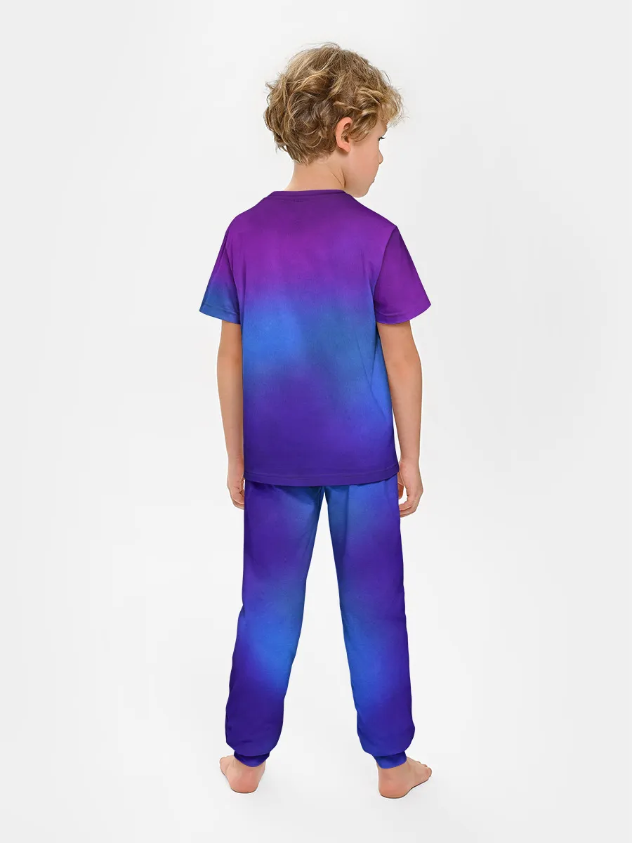 Детская пижама с брюками / Leather gradient