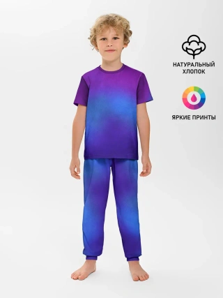 Детская пижама с брюками / Leather gradient
