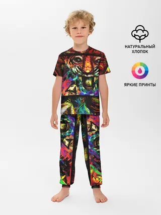 Детская пижама с брюками / HOTLINE MIAMI