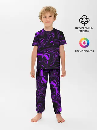 Детская пижама с брюками / Жидкий градиент