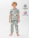 Детская пижама с брюками / Узор красками