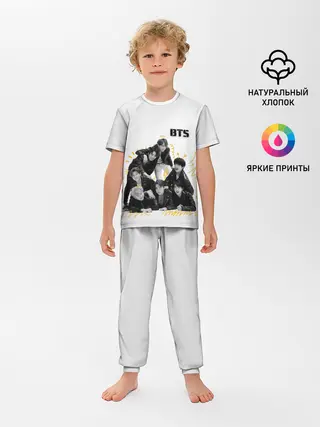 Детская пижама с брюками / BTS