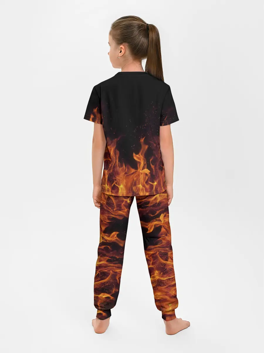 Детская пижама с брюками / Никита огонь мужик