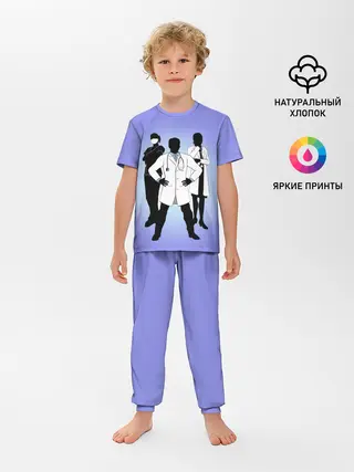 Детская пижама с брюками / Герои наших дней