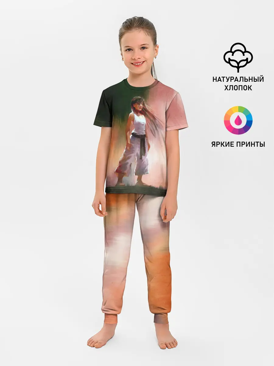 Детская пижама с брюками / Girl