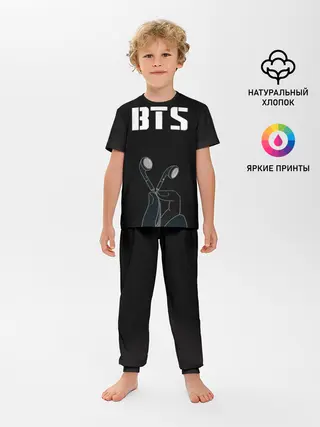Детская пижама с брюками / BTS
