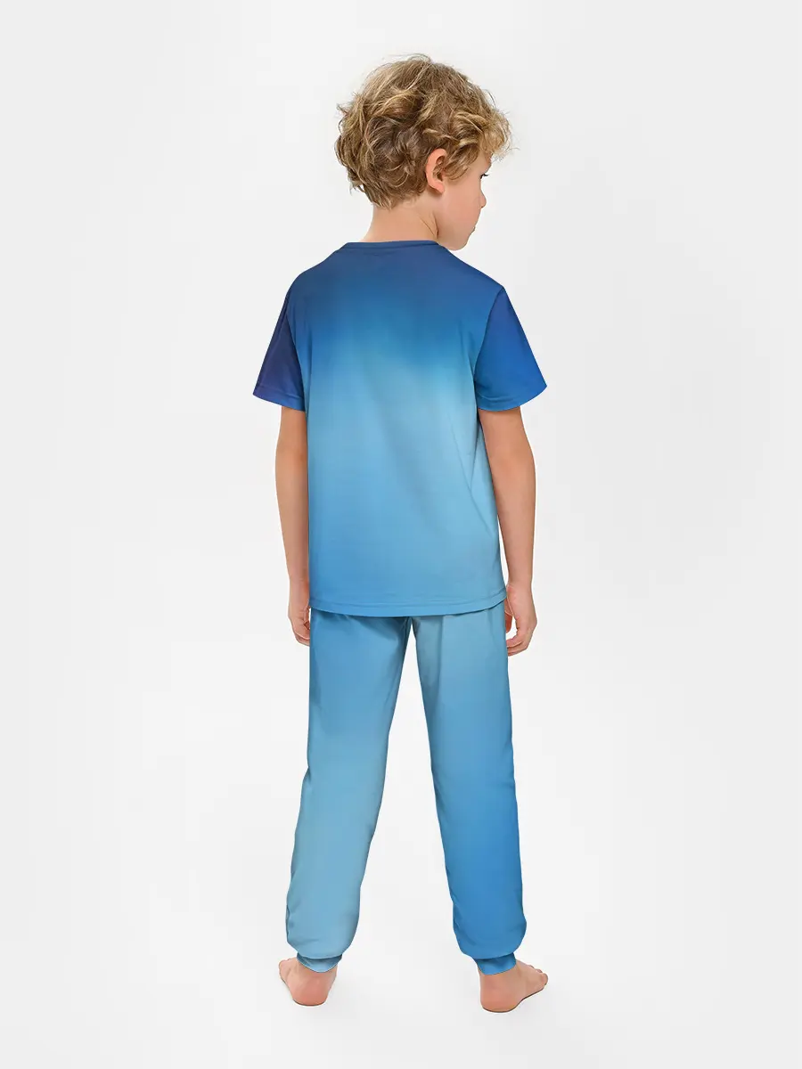 Детская пижама с брюками / Пикник в руках Великана