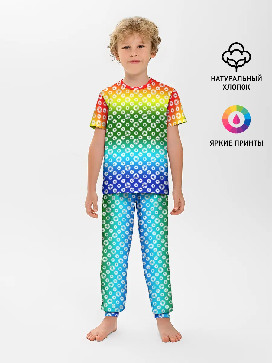 Детская пижама с брюками / Для фотографов. RGB. Диафрагма.