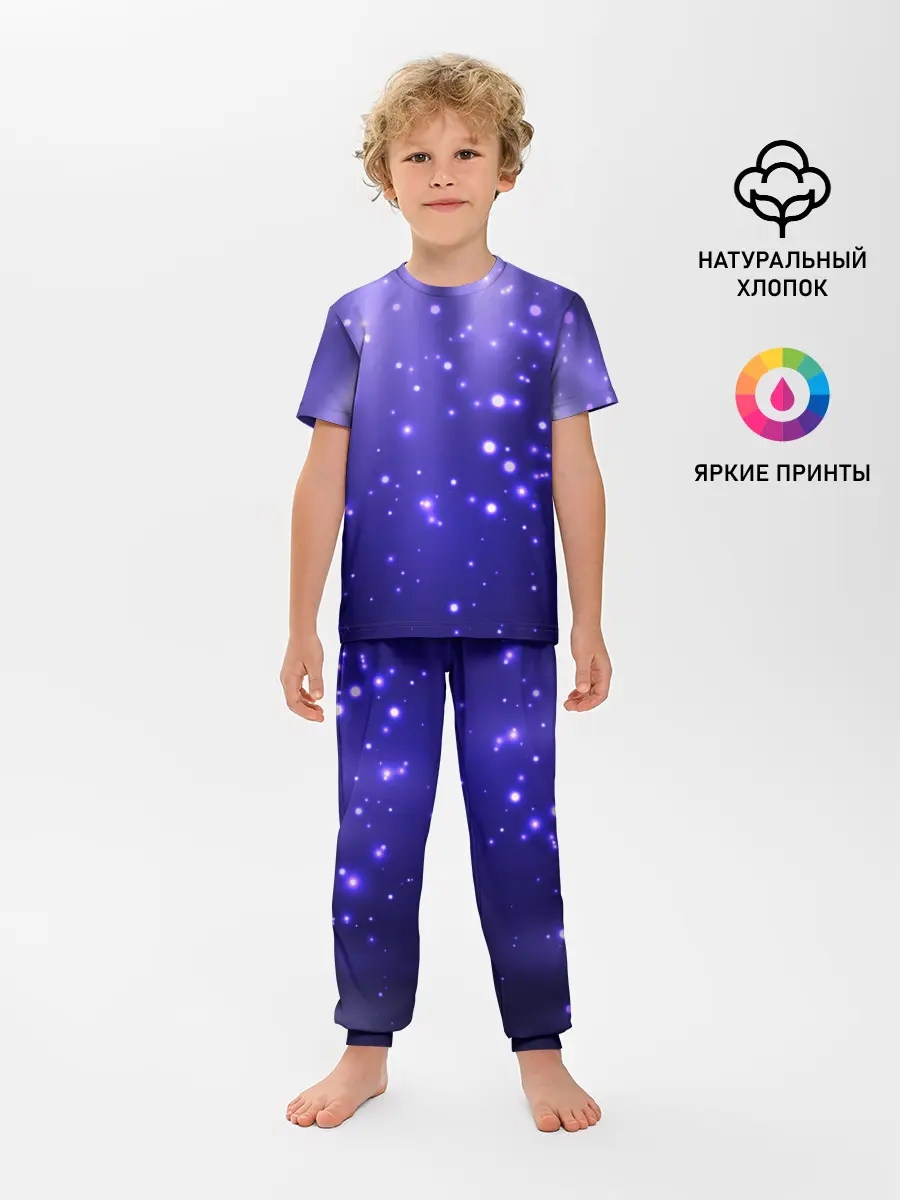 Детская пижама с брюками / Мерцающие Светлячки