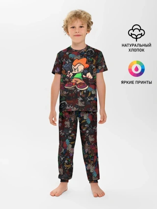 Детская пижама с брюками / Friday Night Funkin Пико