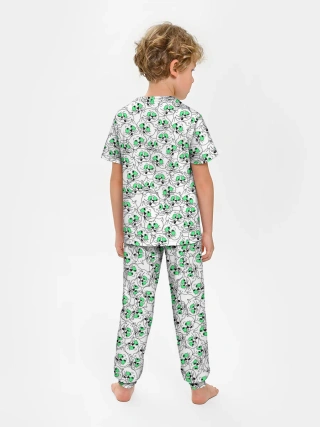 Детская пижама с брюками / Веселые кошачьи глазки
