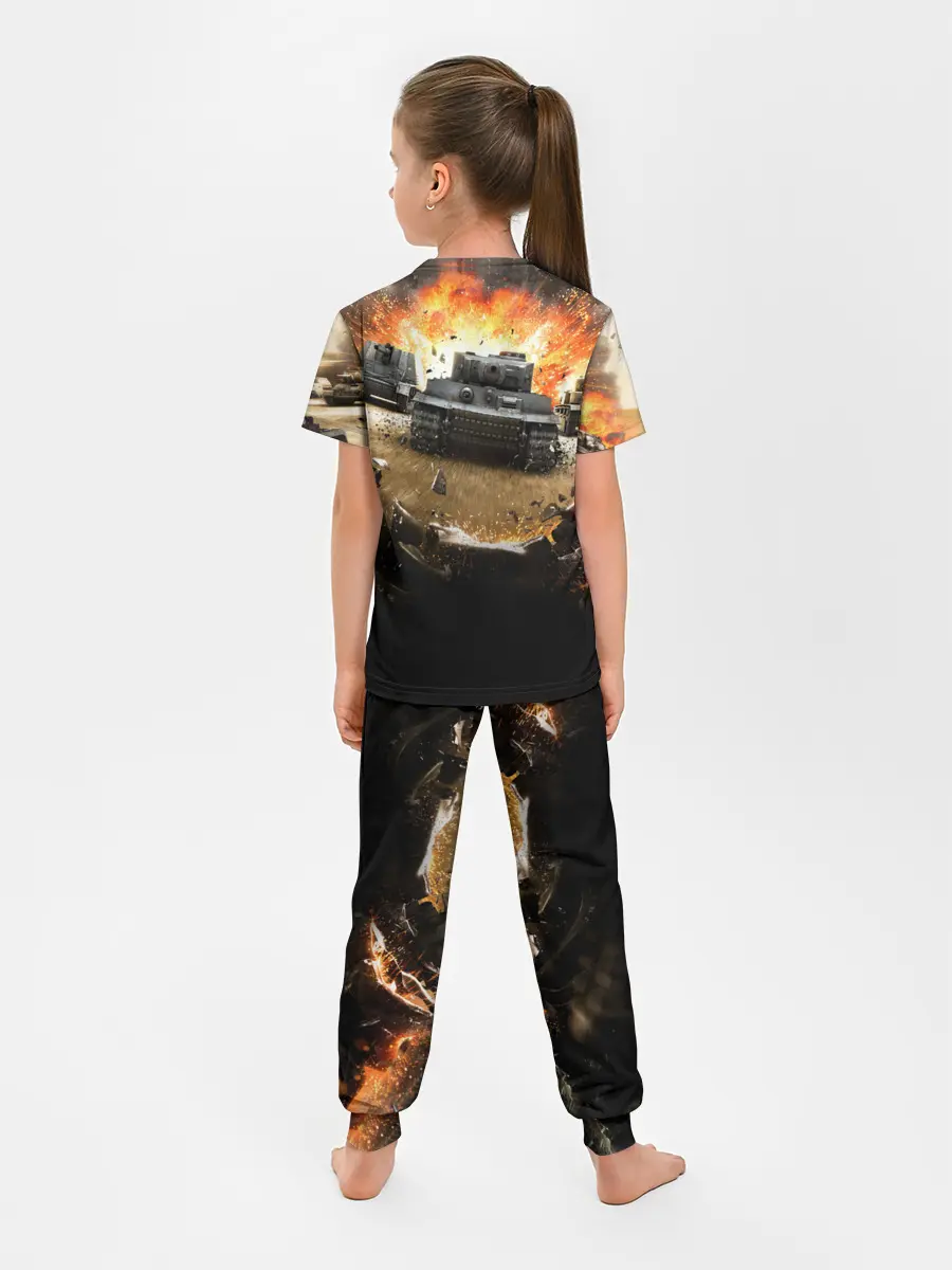 Детская пижама с брюками / ТАНКИ