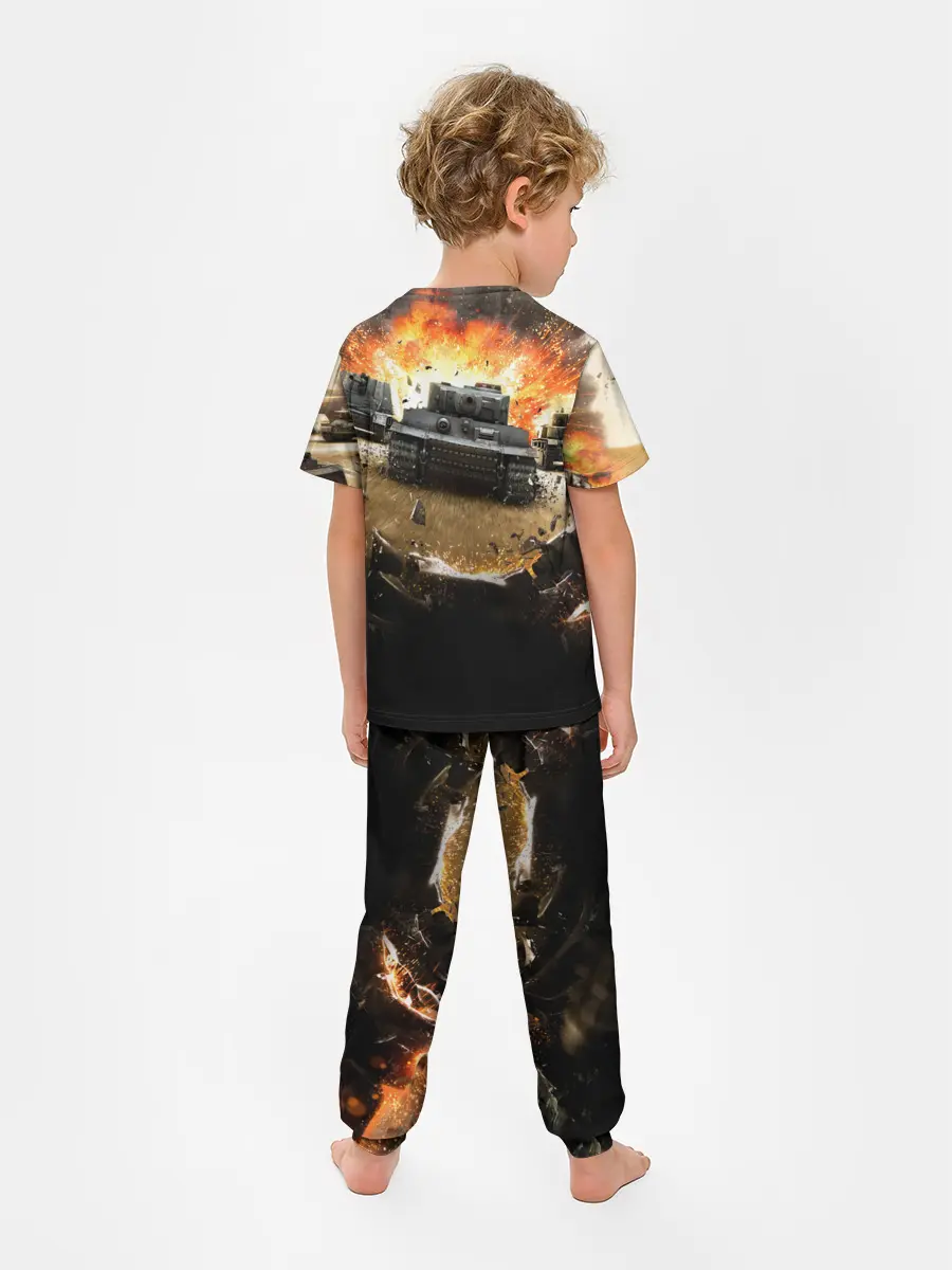 Детская пижама с брюками / ТАНКИ