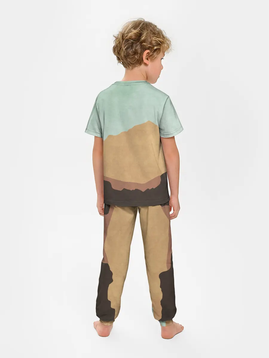 Детская пижама с брюками / Rust