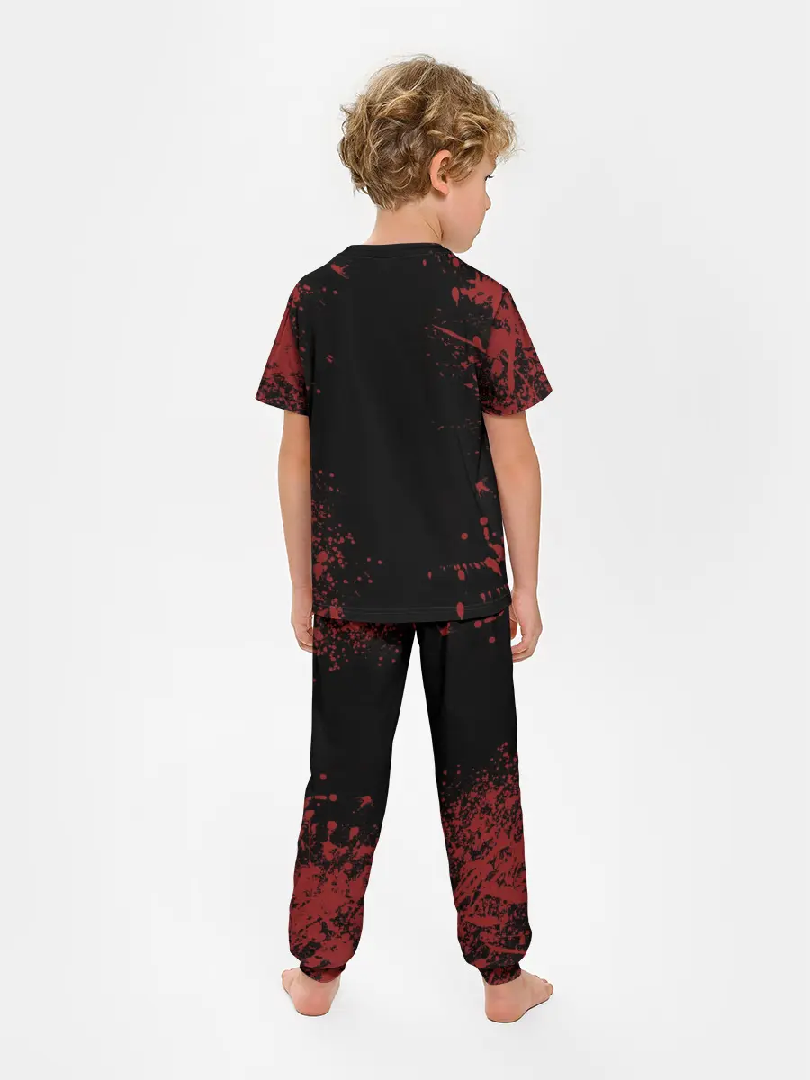 Детская пижама с брюками / Resident Evil Village логотип