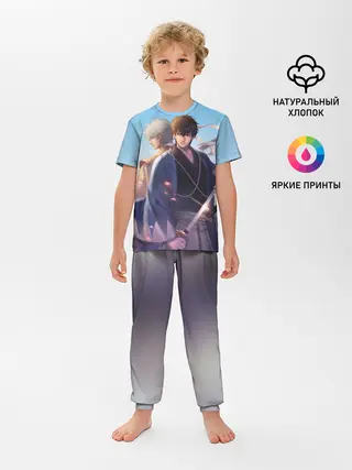 Детская пижама с брюками / Воин Гинтоки