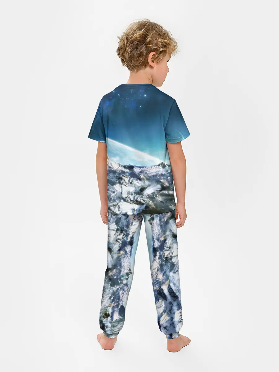 Детская пижама с брюками / Космос