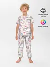 Детская пижама с брюками / Радужные Единорожки