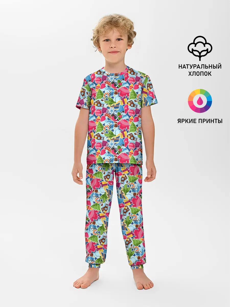 Детская пижама с брюками / С Рождеством и Новым Годом!