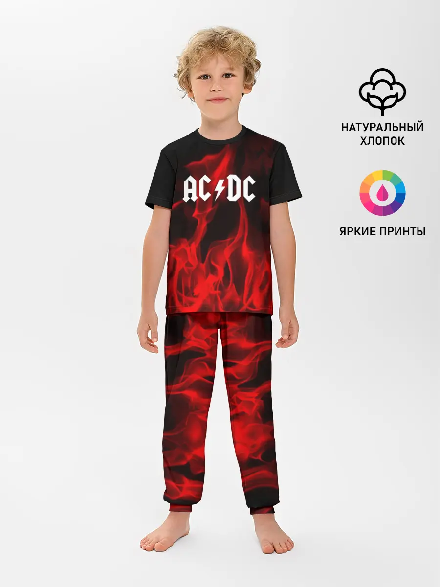 Детская пижама с брюками / AC DC