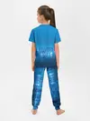 Детская пижама с брюками / вид на ночной мегаполис