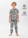 Детская пижама с брюками / Городской скетч