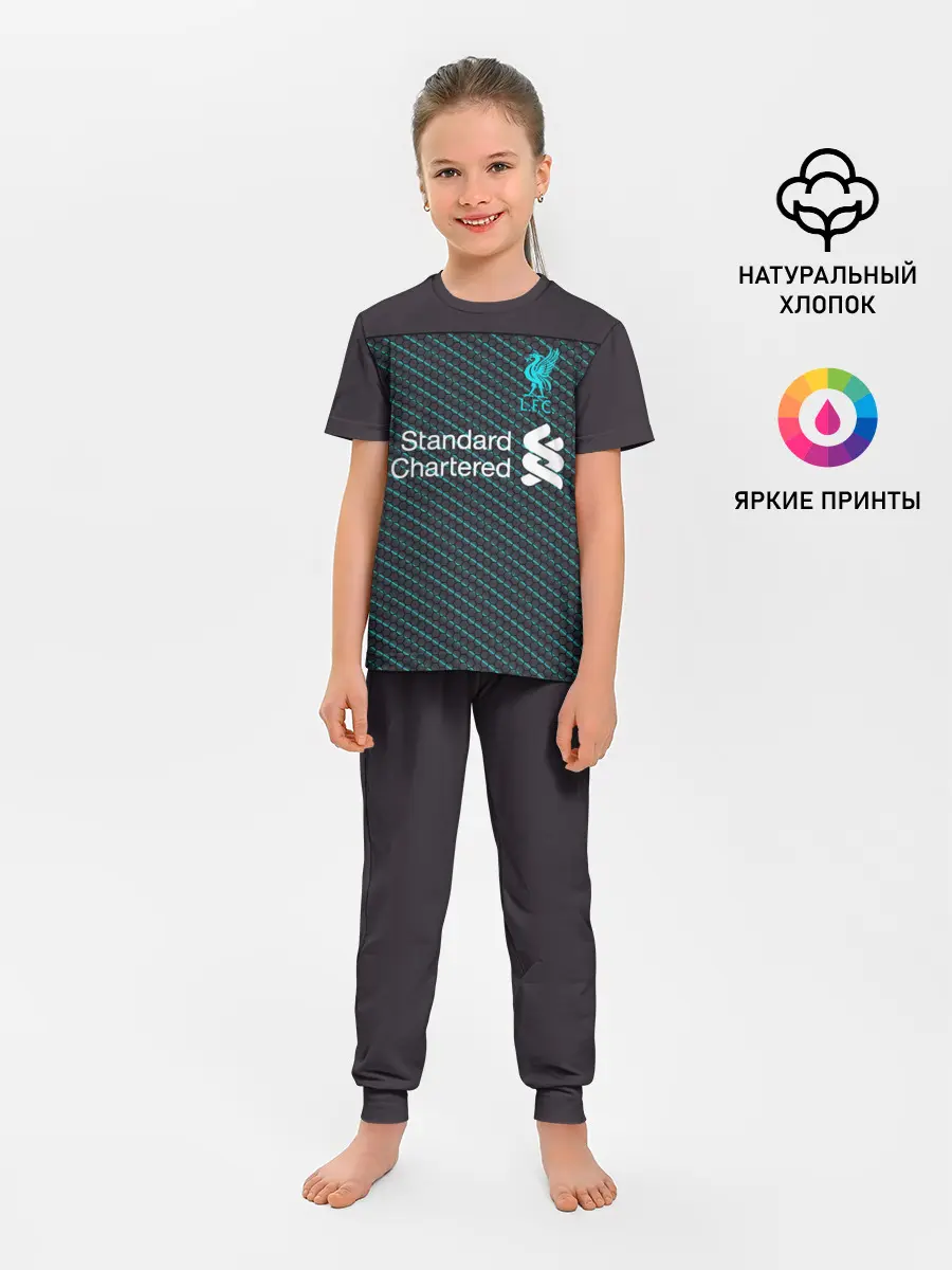 Детская пижама с брюками / Liverpool 19-20 home - форма.