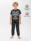 Детская пижама с брюками / Черный водяной тигр 2022