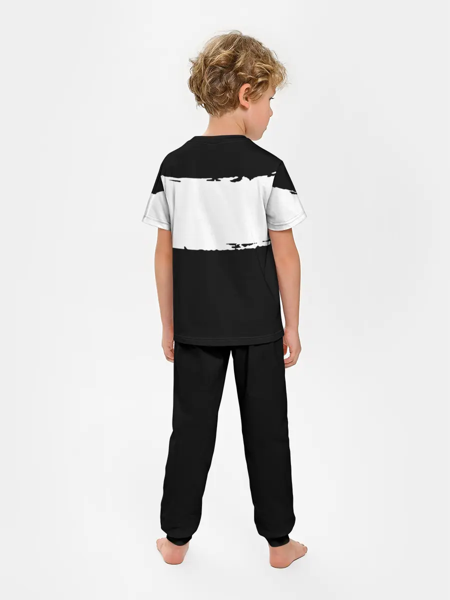 Детская пижама с брюками / БЕЗДОМНЫЙ БОГ. Белый отрывок